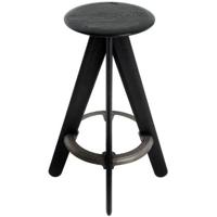 Tom Dixon Slab Bar Stool barkruk zwart - thumbnail