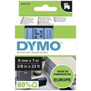 Labeltape DYMO D1 40916 Polyester Tapekleur: Blauw Tekstkleur:Zwart 9 mm 7 m