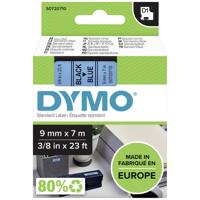 Labeltape DYMO D1 40916 Polyester Tapekleur: Blauw Tekstkleur:Zwart 9 mm 7 m