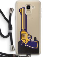 Pew Pew Pew: Samsung Galaxy J6 (2018) Transparant Hoesje met koord