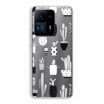 Cactusmotief: Xiaomi Mi Mix 4 Transparant Hoesje
