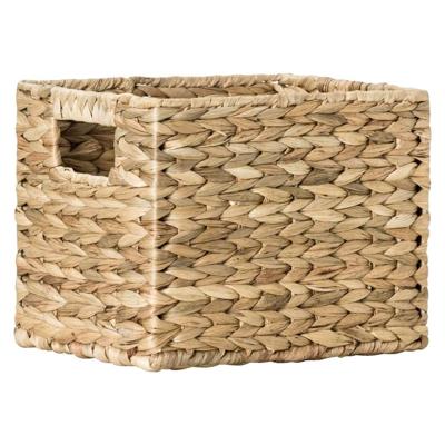 Leen Bakker - Mand Jaap - Naturel - 25x20x20 Cm - Waterhyacint - Bruin