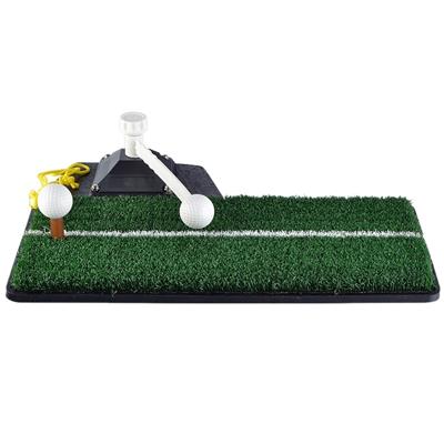 PGM Golf 66 gras putting mat push Rod trainer grootte: 48x23cm (zwart)
