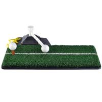 PGM Golf 66 gras putting mat push Rod trainer grootte: 48x23cm (zwart)