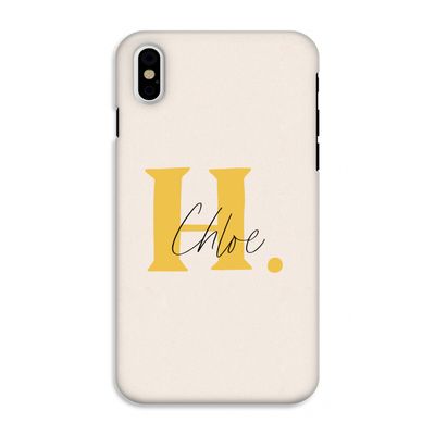 Amber Script: iPhone XS Tough Case