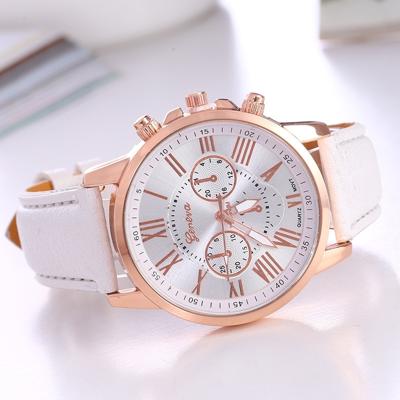 Vrouwen en mannen mode Quartz horloges lederen sport Casual horloge