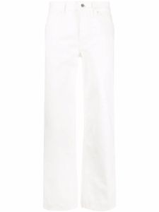 Jil Sander pantalon à coupe droite - Blanc