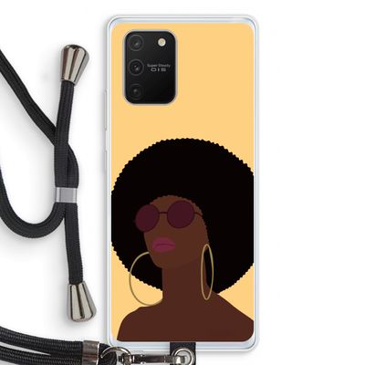 Golden hour: Samsung Galaxy S10 Lite Transparant Hoesje met koord