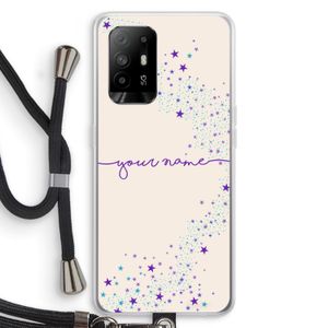 Sterren: Oppo A95 5G Transparant Hoesje met koord