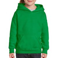 Groene capuchon sweater voor meisjes   - - thumbnail