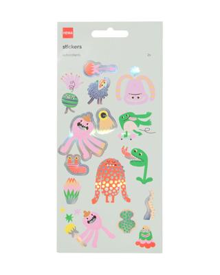 HEMA Stickervellen Monsters - 2 Stuks