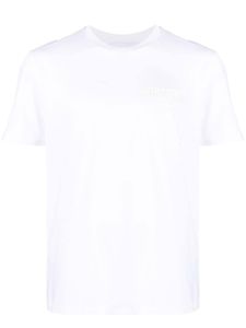 Moschino t-shirt en coton biologique à logo imprimé - Blanc