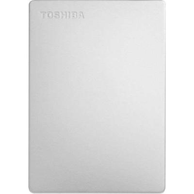 Externe harde schijf - Toshiba - Canvio Slim - 2 tot - zilver