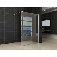 Inloopdouche Met Muurprofiel 130X200 cm En 10 mm Nano Anti Kalk Glas Aqua Splash