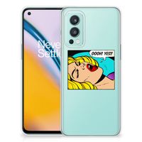 OnePlus Nord 2 5G Silicone Back Cover Popart Oh Yes