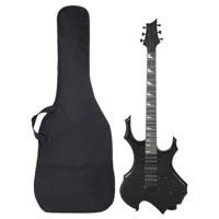 Gitaar voor beginners elektrisch met tas 4/4 39" zwart Gitaar voor beginners elektrisch met tas 4/4 39" zwart