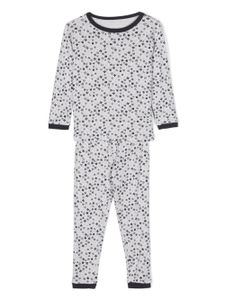 Bonpoint pyjama en coton à imprimé graphique - Gris