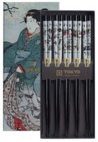 Tokyo Design Studio - Chopsticks Set - Eetstokjes - Geisha - 5 paar - thumbnail