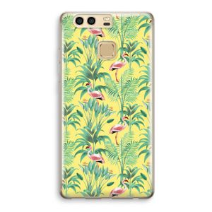 Flamingo party: Huawei P9 Transparant Hoesje