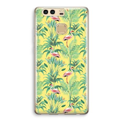 Flamingo party: Huawei P9 Transparant Hoesje
