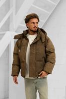 Project X Paris Quilted Winterjas Heren Bruin - Maat S - Kleur: Bruin | Soccerfanshop