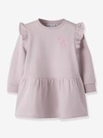 NAME IT sweater jurk voor meisjes met pailletten zachtpaars