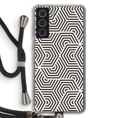 Magic pattern: Samsung Galaxy S21 FE Transparant Hoesje met koord