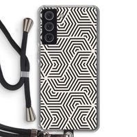 Magic pattern: Samsung Galaxy S21 FE Transparant Hoesje met koord