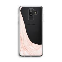 Peach bath: Samsung Galaxy J8 (2018) Transparant Hoesje
