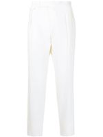 Polo Ralph Lauren pantalon plissé à taille haute - Blanc