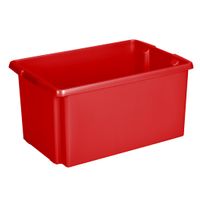 Sunware opslagbox kunststof 51 liter rood 59 x 39 x 29 cm