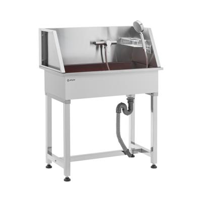 Hondenbad - roestvrij staal - tot 60 kg