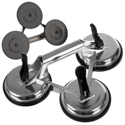 Bigstren Glas/tegel zuignap - met vacuumpomp - 3x rubberen pads - draagkracht 150 kilo