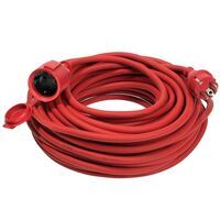 Schwabe Verlengkabel Rubber H05RR-F 3x1,5 rood IP44 25m