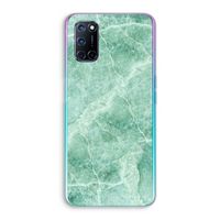 Groen marmer: Oppo A92 Transparant Hoesje