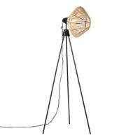 QAZQA Landelijke vloerlamp tripod touw - Jenthe - thumbnail