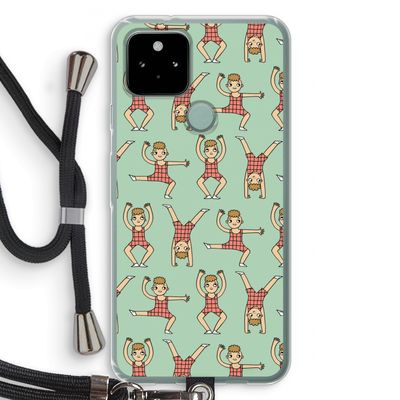 Gymboys: Pixel 5 Transparant Hoesje met koord