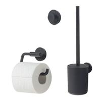Toiletaccessoireset Tiger Urban Met Toiletborstel, Toiletrolhouder en Handdoekhaak Zwart