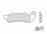 BREMBO Remblokken, voor de moto, Road Gesinterd Metaal 07HO39SA
