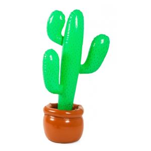 Opblaasbare cactus - in pot - 85 cm - opblaas cactus - decoratie