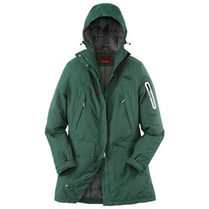 OWNEY Dames Winterparka Albany, donkergroen, Maat: 3XL