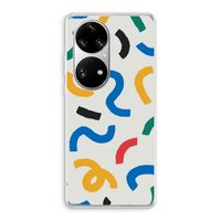 Illustratieve pop 2: Huawei P50 Pro Transparant Hoesje