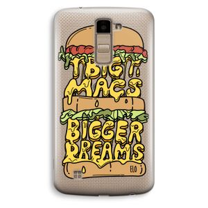 Big Macs Bigger Dreams: LG K10 (2016) Transparant Hoesje