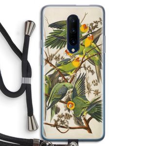 Carolinaparkiet: OnePlus 7 Pro Transparant Hoesje met koord