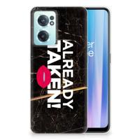 OnePlus Nord CE 2 5G | Siliconen hoesje | met naam Already Taken Black
