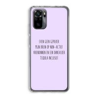 Tequila: Xiaomi Redmi Note 10 Pro Transparant Hoesje