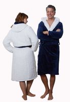 Sherpa badjas fleece - marine-xl/xxl