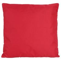 1x Buiten/woonkamer/slaapkamer kussens in het rood 45 x 45 cm - Sierkussens