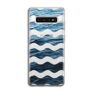 Oceaan: Samsung Galaxy S10 4G Transparant Hoesje