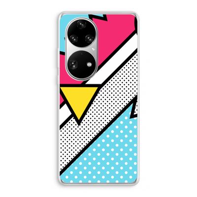 Pop Art #3: Huawei P50 Pro Transparant Hoesje